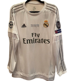 R. Madrid Home 15/16 Long Sleeve Retro Jersey