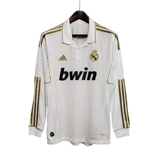 R. Madrid Home 11/12 Long Sleeve Retro Jersey