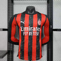 25/26 AC Milan Long Sleeve Home Kit Player Version