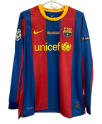 Barça Home 10/11 Long Sleeve Retro Jersey