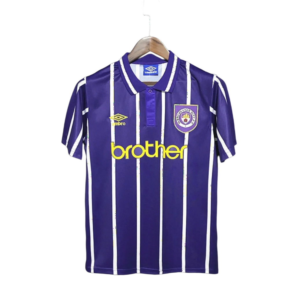 Man. City 1993 Away Retro Club Jersey