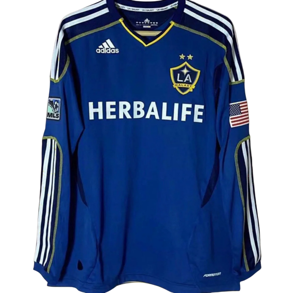 LA Galaxy 11/12 Away Retro Club Long Sleeve Jersey