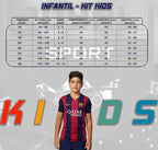 2026 Portugal Kids Long Sleeve Home Kit Stadium Version