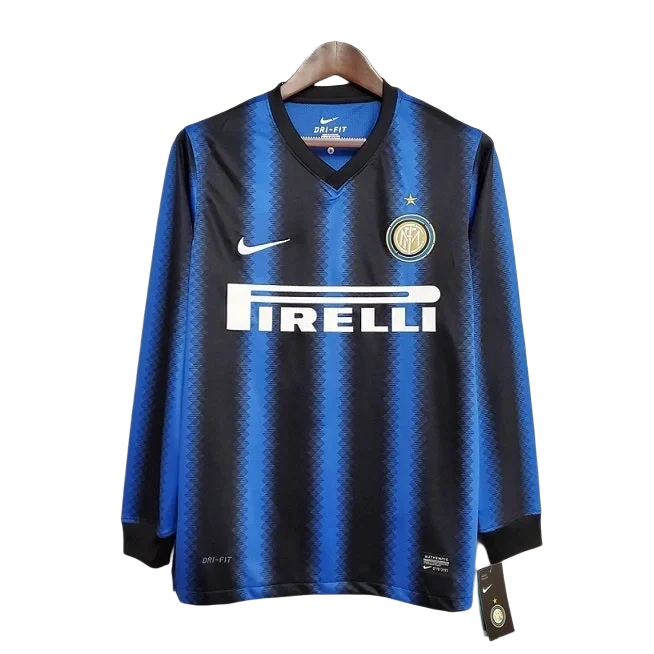 Inter Milan Home 10/11 Long Sleeve Retro Jersey