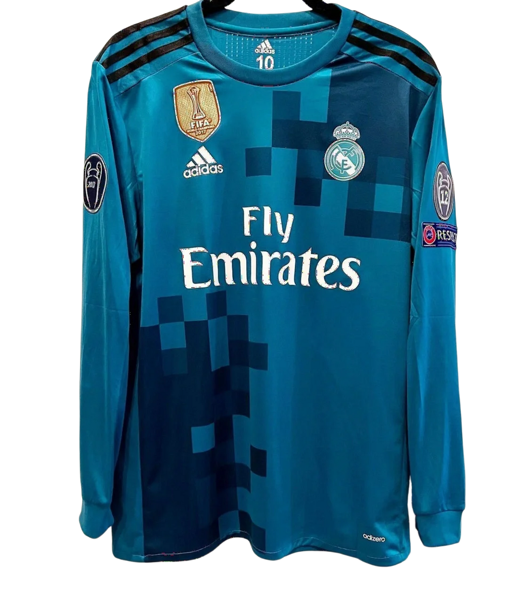 R. Madrid 3rd 17/18 Long Sleeve Retro Jersey