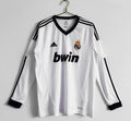 R. Madrid 12/13 Home Long Sleeve Retro Club Jersey