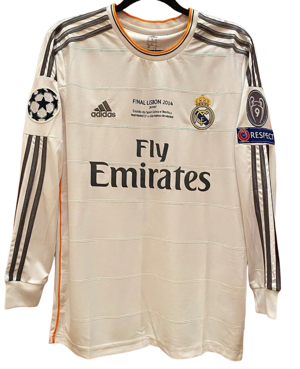 R. Madrid Home 13/14 Long Sleeve Retro Jersey