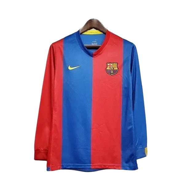 Barça 06/07 Home Long Sleeve Retro Club Jersey