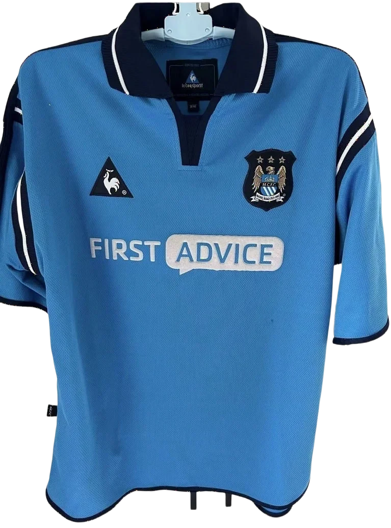 Man. City 02/03 Home Retro Club Jersey