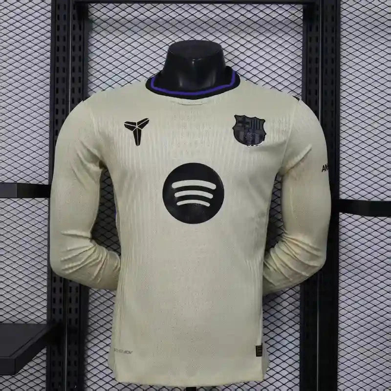 25/26 Barça Long Sleeve Away Kit Player Version