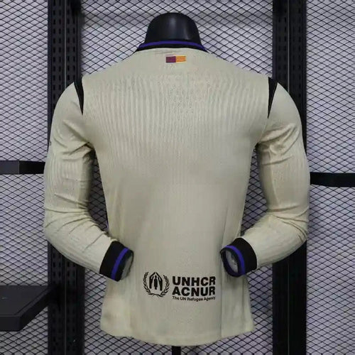 25/26 Barça Long Sleeve Away Kit Player Version