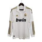 R. Madrid 11/12 Home Long Sleeve Retro Club Jersey