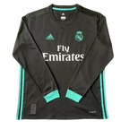 R. Madrid Away 17/18  Long Sleeve Retro Jersey