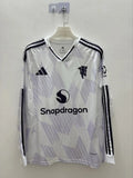 25/26 Man. Utd. Long Sleeve Away Kit Stadium Version