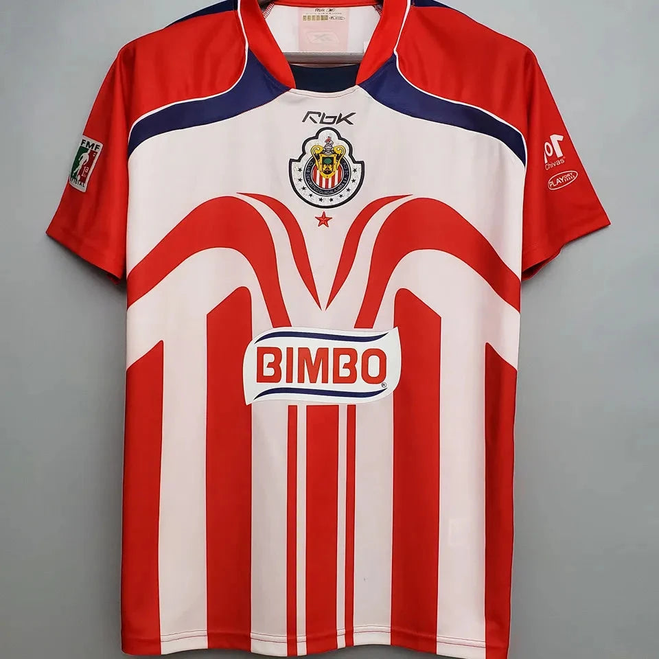 Chivas de Guadalajara 06/07 Home Retro Club Jersey