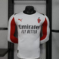 25/26 AC Milan Long Sleeve Away Kit Player Version