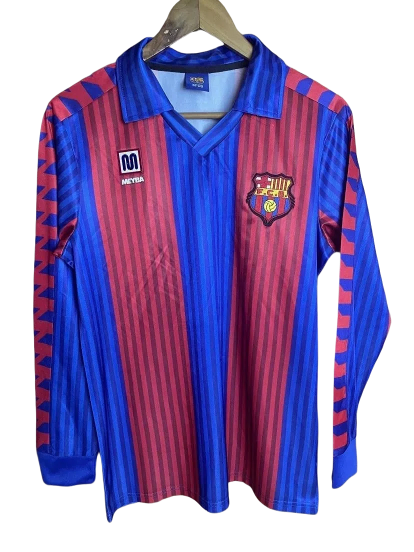 Barça Home 83/84 Long Sleeve Retro Jersey