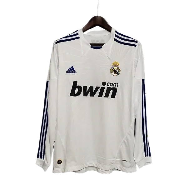 R. Madrid Home 10/11 Long Sleeve Retro Jersey