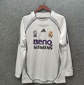 R. Madrid 06/07 Home Long Sleeve Retro Club Jersey