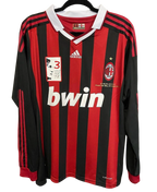 AC Milan Home 08/09 Long Sleeve Retro Jersey