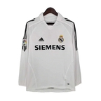 R. Madrid Home 05/06 Long Sleeve Retro Jersey