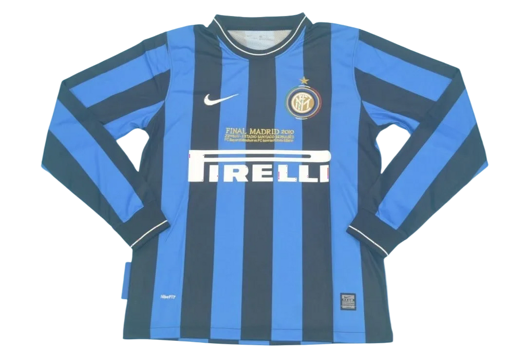 Inter Milan Home 09/10 Long Sleeve Retro Jersey