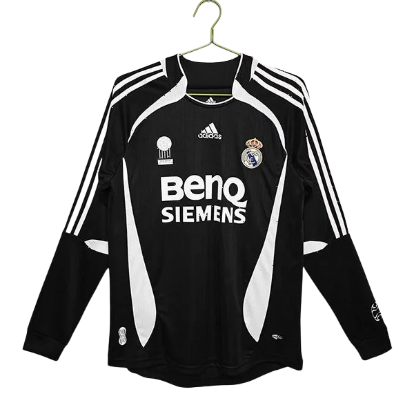 R. Madrid 06/07 Away Long Sleeve Retro Club Jersey