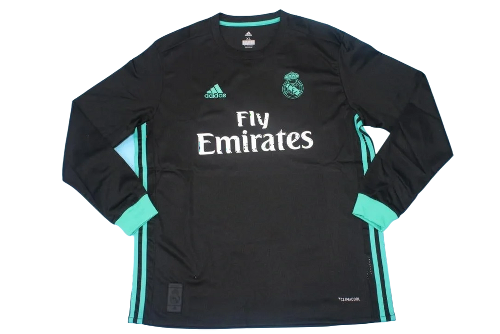 R. Madrid 17/18 Away Long Sleeve Retro Club Jersey