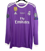 R. Madrid Away 16/17 Long Sleeve Retro Jersey