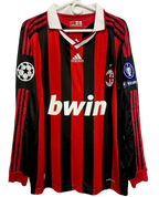 AC Milan Home 09/10 Long Sleeve Retro Jersey