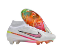 Nike Air Zoom Mercurial Superfly 9 Elite FG Firm Ground Soccer Cleats - White/Pi