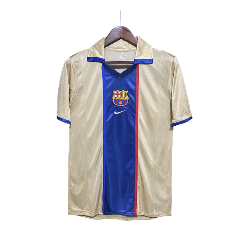 Barça 2002 Away Retro Club Jersey