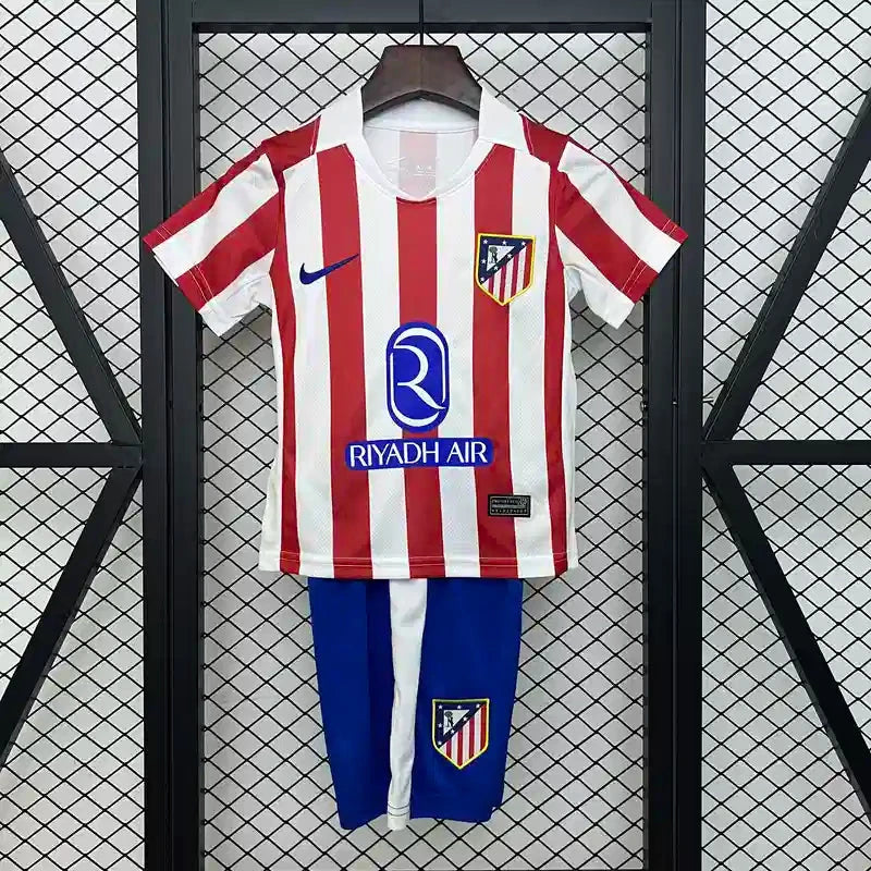 25/26 A.Madrid Kids Home Kit Stadium Version