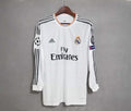 R. Madrid 13/14 Home Long Sleeve Retro Club Jersey