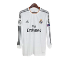 R. Madrid 13/14 Home Long Sleeve Retro Club Jersey