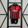 25/26 AC Milan Kids Home Kit Stadium Version