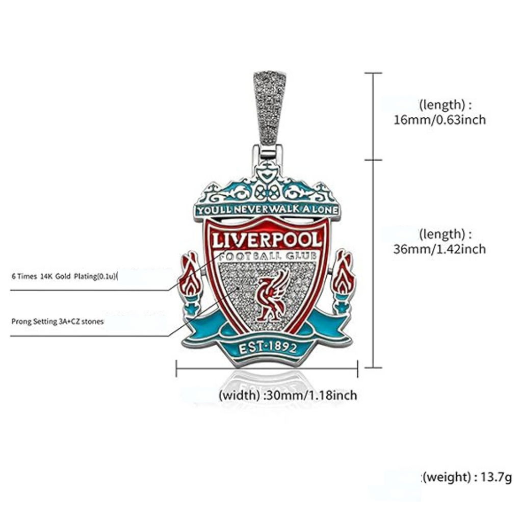 Premium Football Club Pendants - Show Your Team Spirit in Style