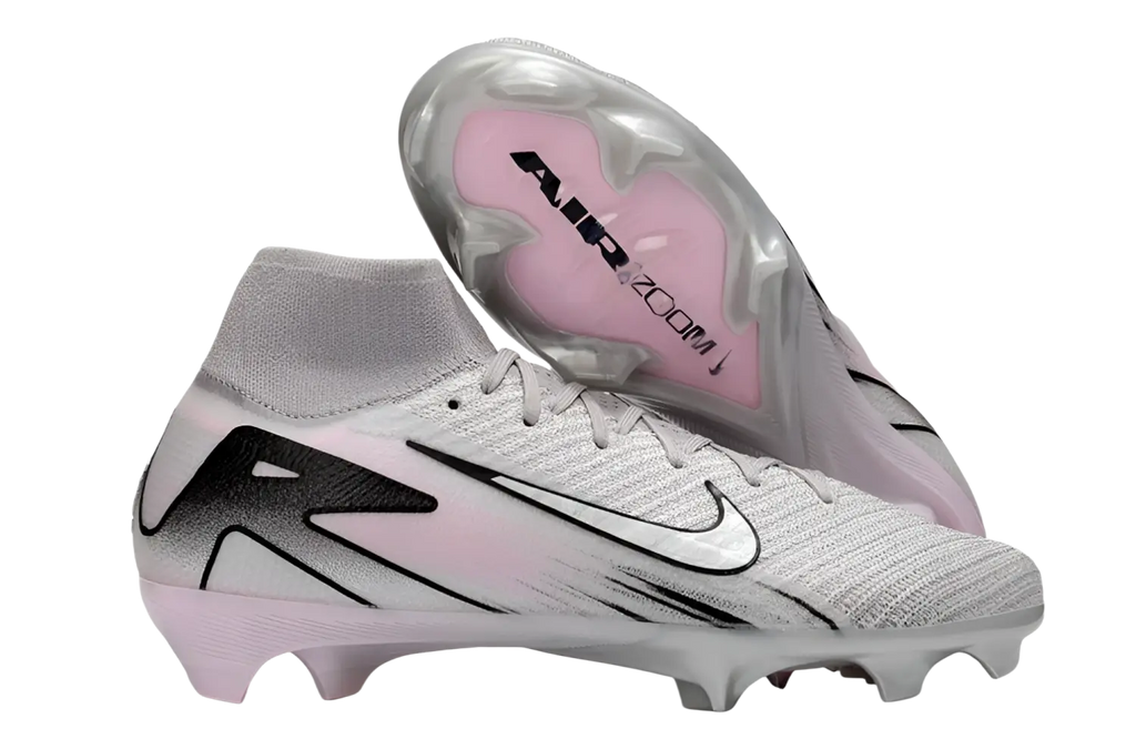 Nike Superfly 10 Elite FG: Unleash Your Speed on Grey and Pink Turf