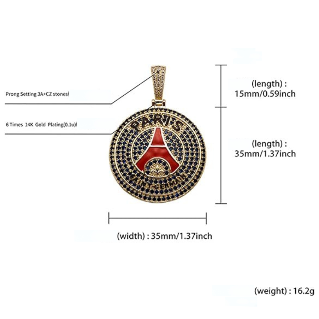 Premium Football Club Pendants - Show Your Team Spirit in Style